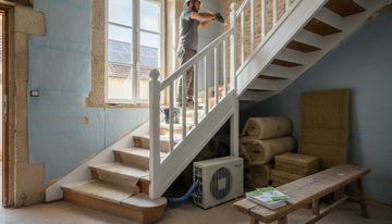 Escalier bois blanchi : techniques, produits et finitions