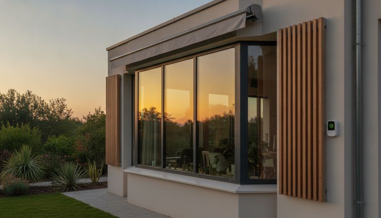 Isolation chaleur été : 5 solutions pour une maison fraîche : Vitrages à contrôle solaire et protections extérieures